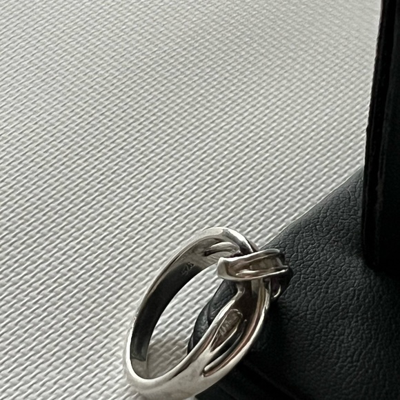 925 Sterling Silver Vintage Genuine Diamond Ring - Picture 11 of 11